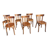 5 vintage Baumann bistro chairs