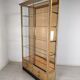 Art deco showcase cerused oak