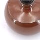 Burgundy brown ceramic lamp Sncf Mardandises