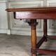 Paire de tables de bibliothèque en acajou, vers 1880