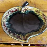 Vintage Ceramic Apple-Shaped Bowl/Trinket Dish