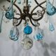 3-light cage chandelier