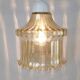 Venini Vintage Murano Glass Amber Pendant Light