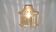 Venini Vintage Murano Glass Amber Pendant Light