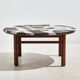 Table basse en palissandre par ole bjørn krüger