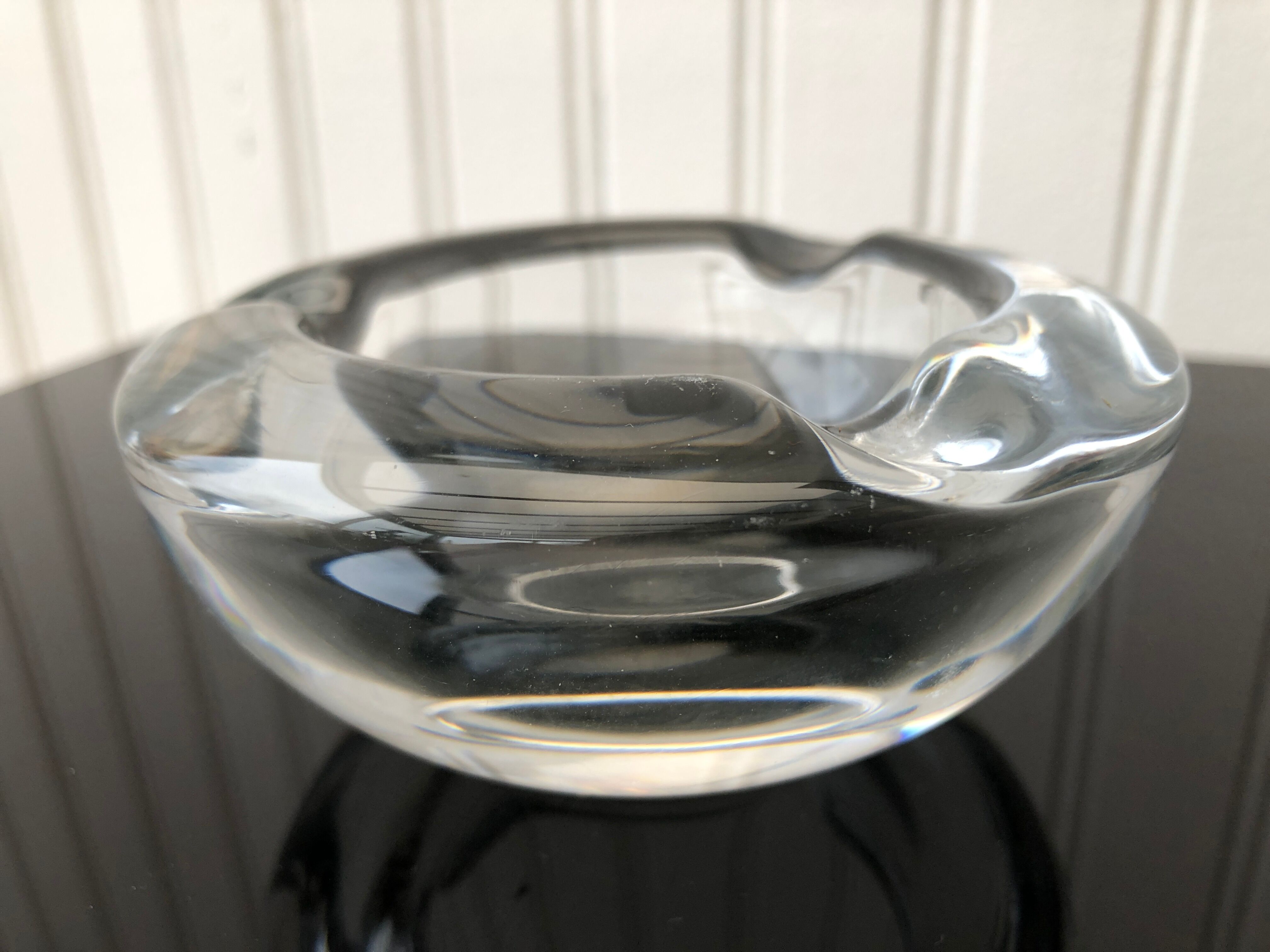 Crystal ashtray