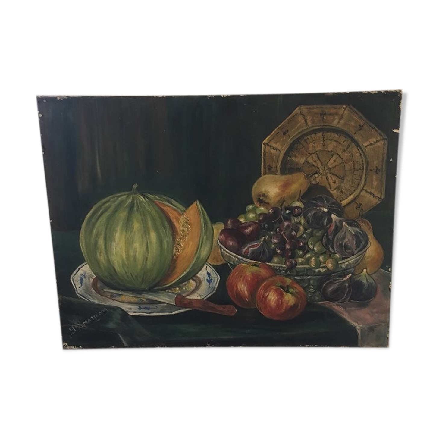 Nature table dead fruit