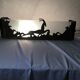 Great art deco bronze and glass wall light 30-40 years