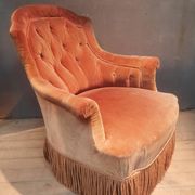 Paire de fauteuils crapaud