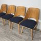 Dining Chairs by Radomir Hoffman for Ton, 1950s, Set of 4
