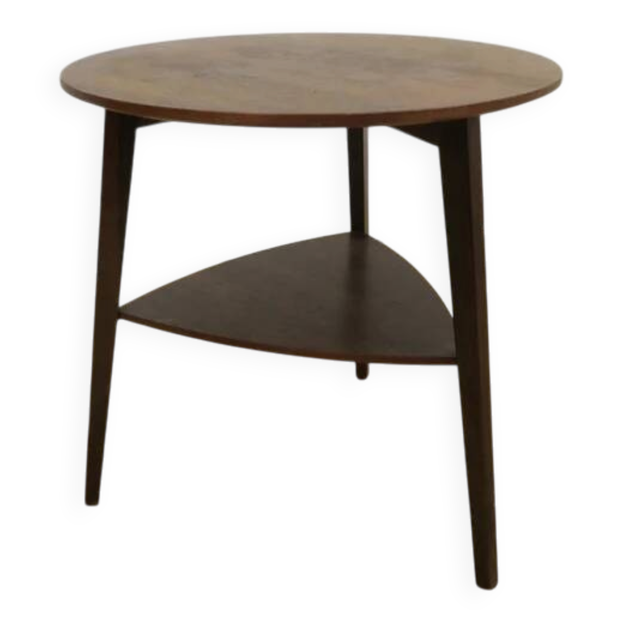 Table basse ronde en palissandre, Danemark 1960