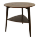 Table basse ronde en palissandre, Danemark 1960