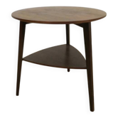Table basse ronde en palissandre, Danemark 1960