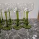 12 Alsatian crystal glasses