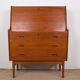 Danish Teak Secretary Desk Model 37 by Arne Wahl Iversen for Vinde Mobelfabrik 1960.