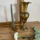 Pair of brass vases
