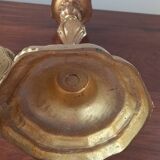 Pair of bronze candlesticks