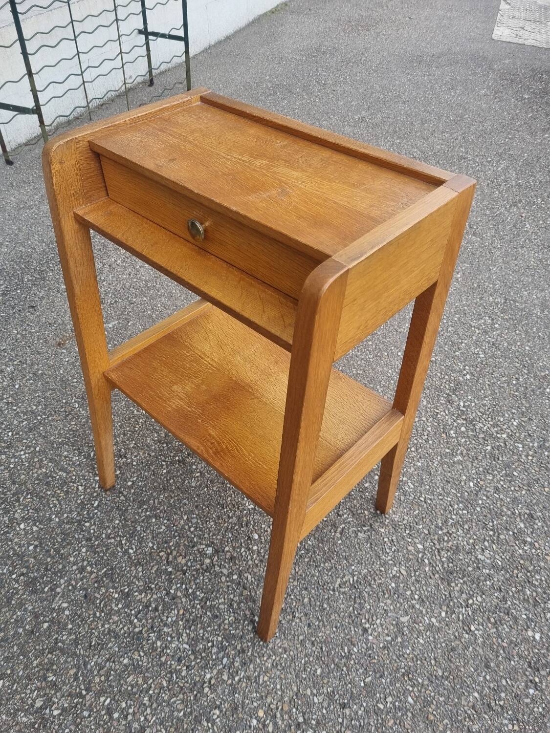 Vintage Scandinavian bedside table