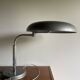 Authentic metal long neck grey lamp