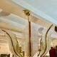 Venini Palm Murano glass chandelier, Italy 1980