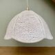 Suspension abat-jour vintage fleur