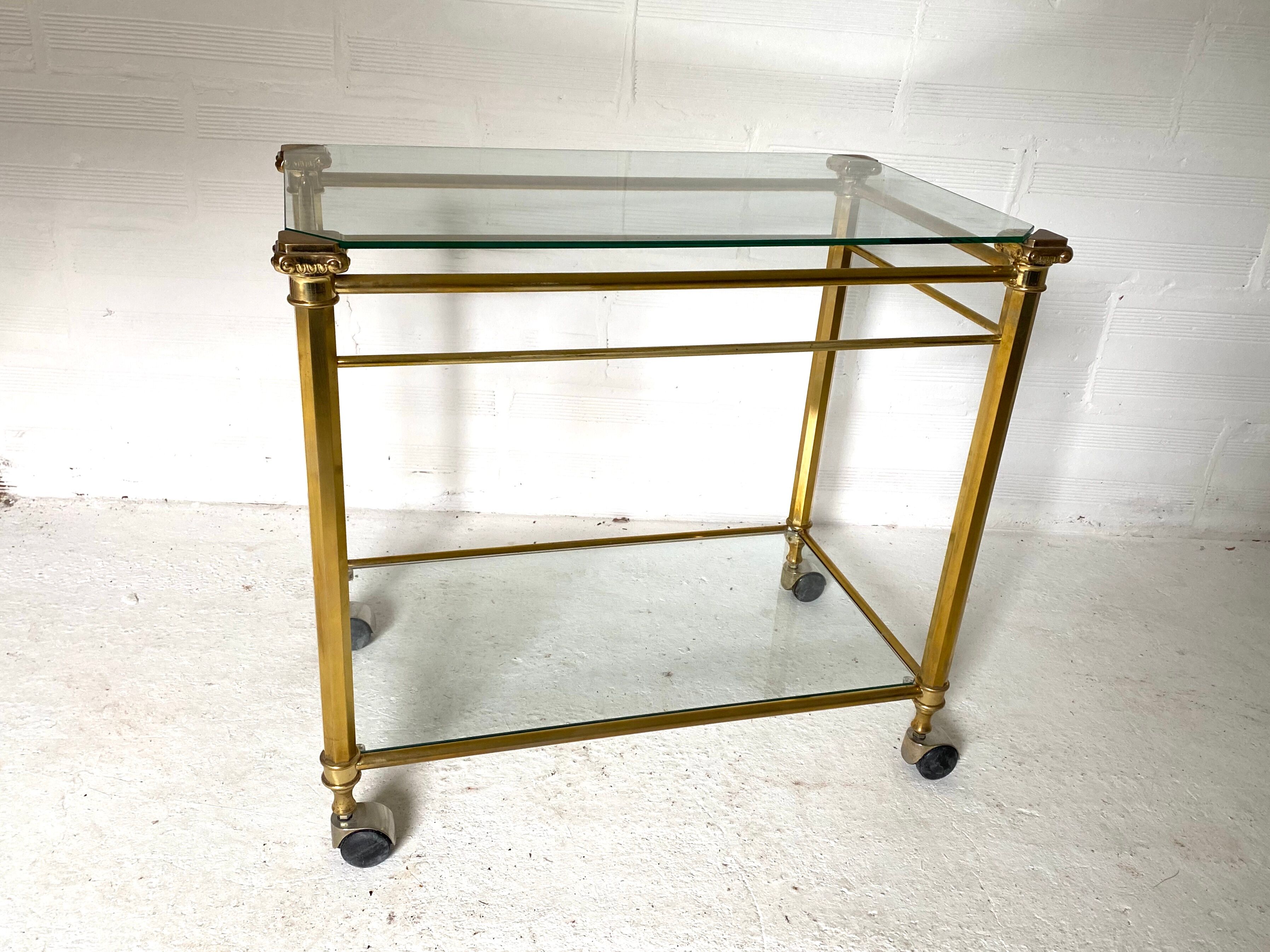 Rolling service in brass