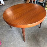Vintage teak round table