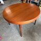 Vintage teak round table