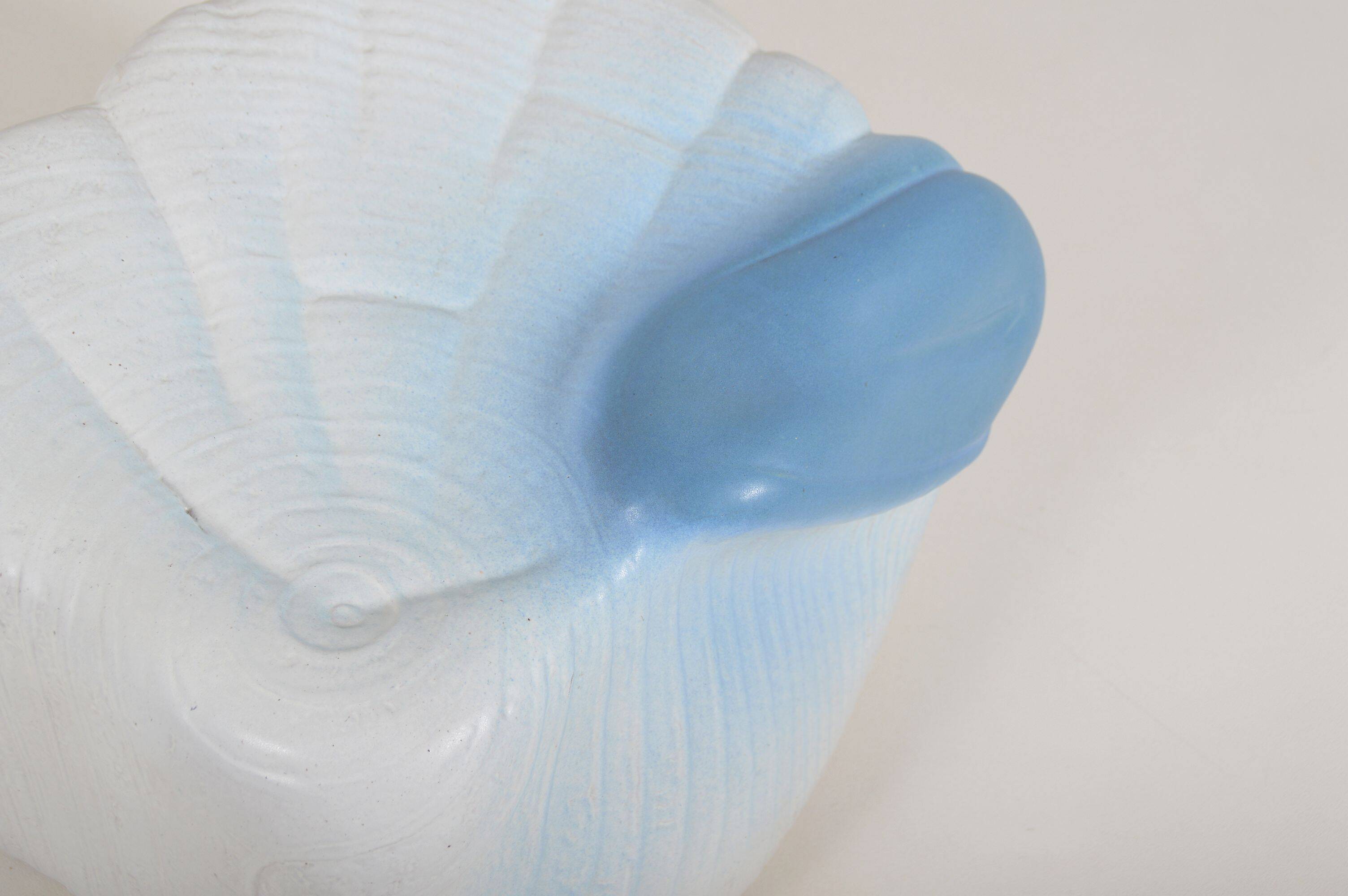 Organic ceramic artwork with sea motifs