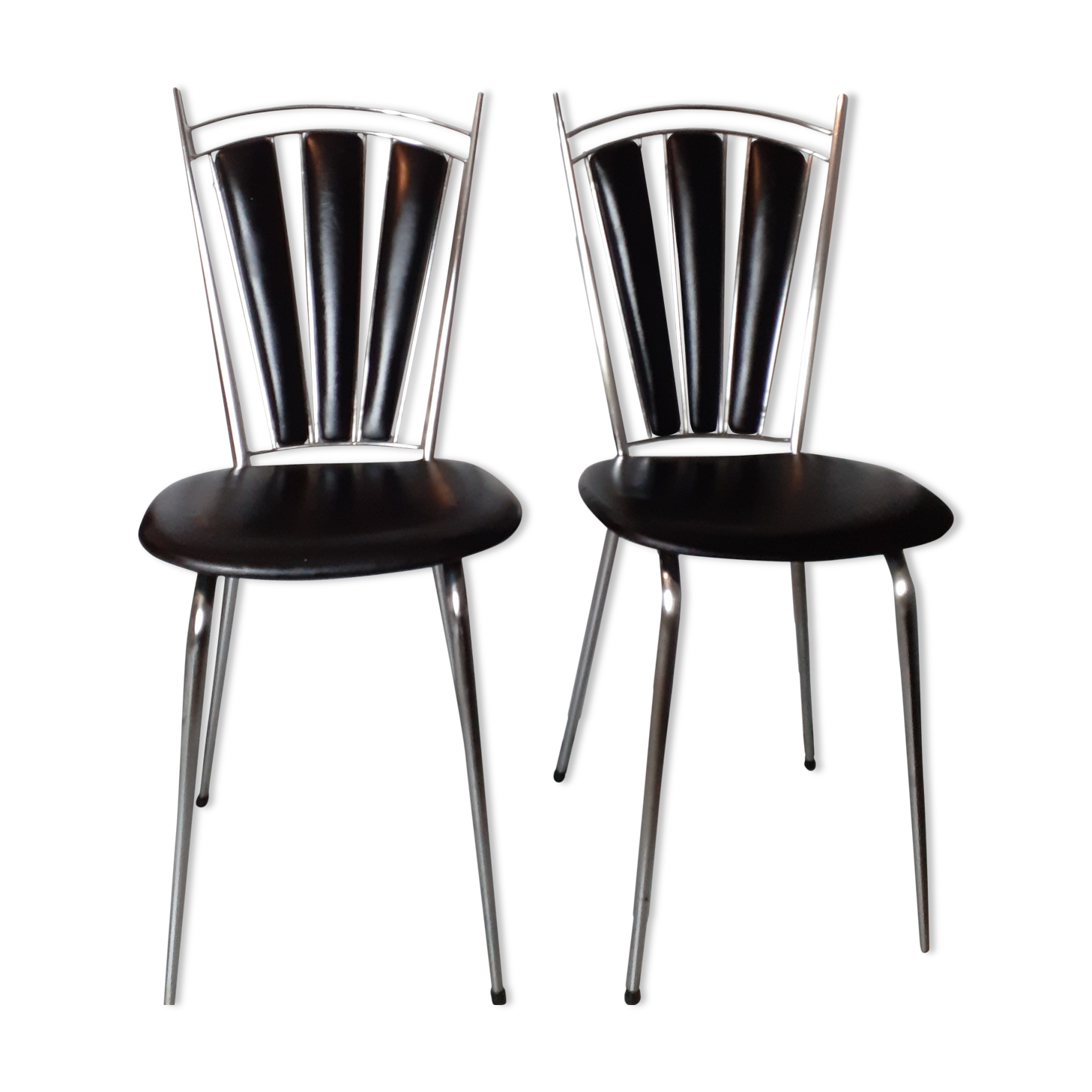 Set of  2 chairs Soudexvinyl 70-80s