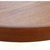 Danish round table by Oluf Th. Larsen Scandinavian teak vintage 1960