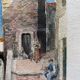 Paintings during watercolors around 1911 signed Views of Marseille