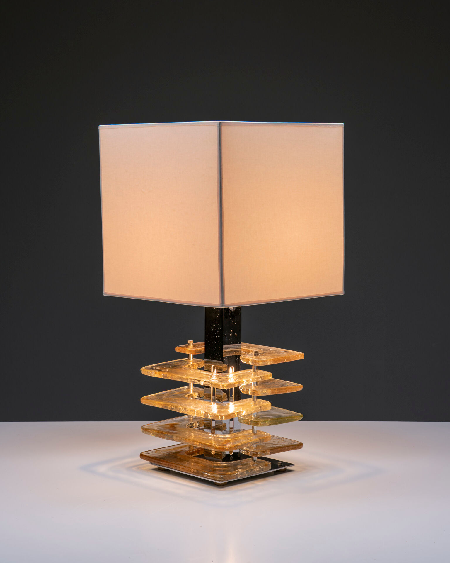 Table lamp with Murano glass base 1960s