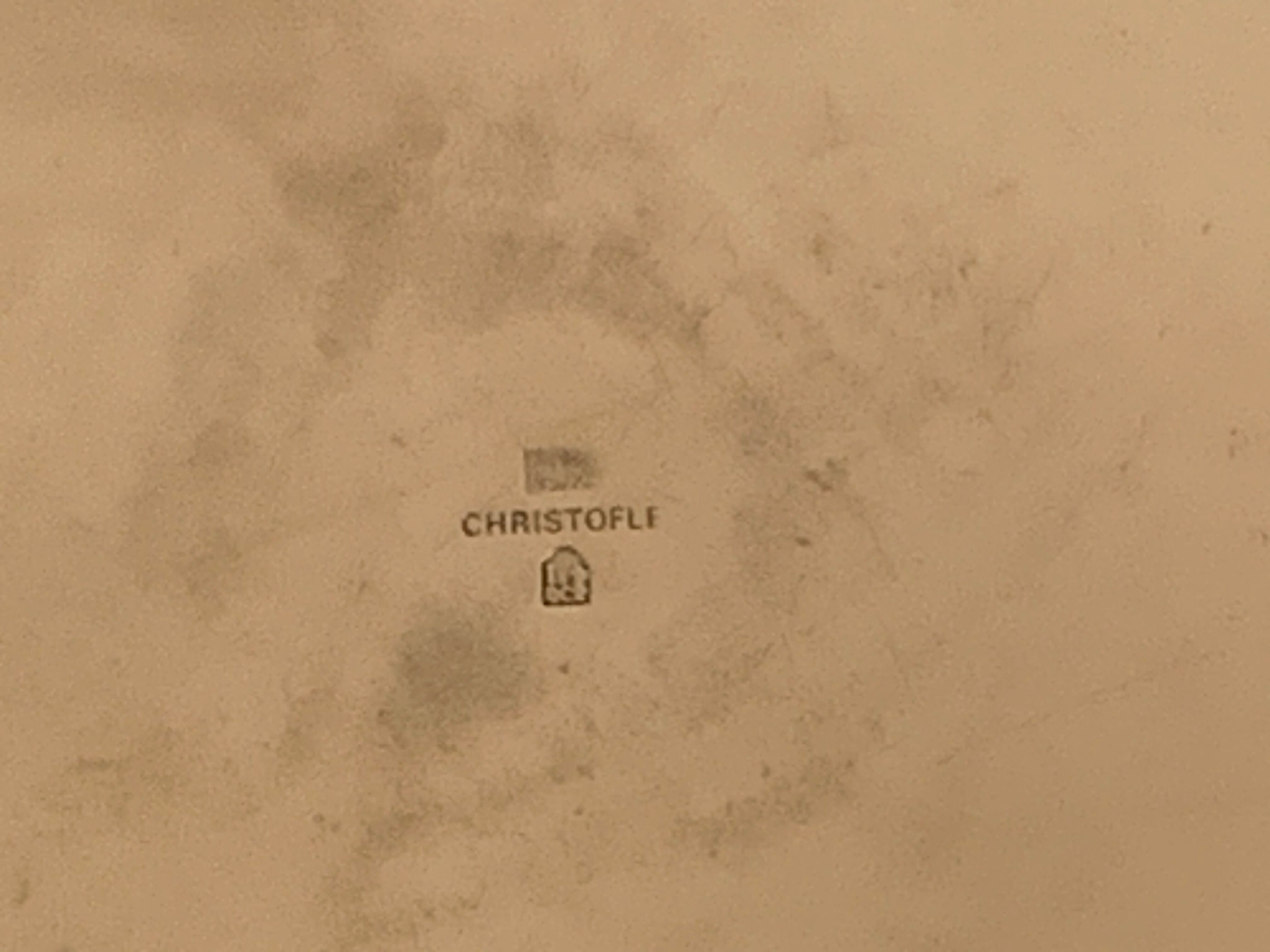 Christofle silver metal caviar service