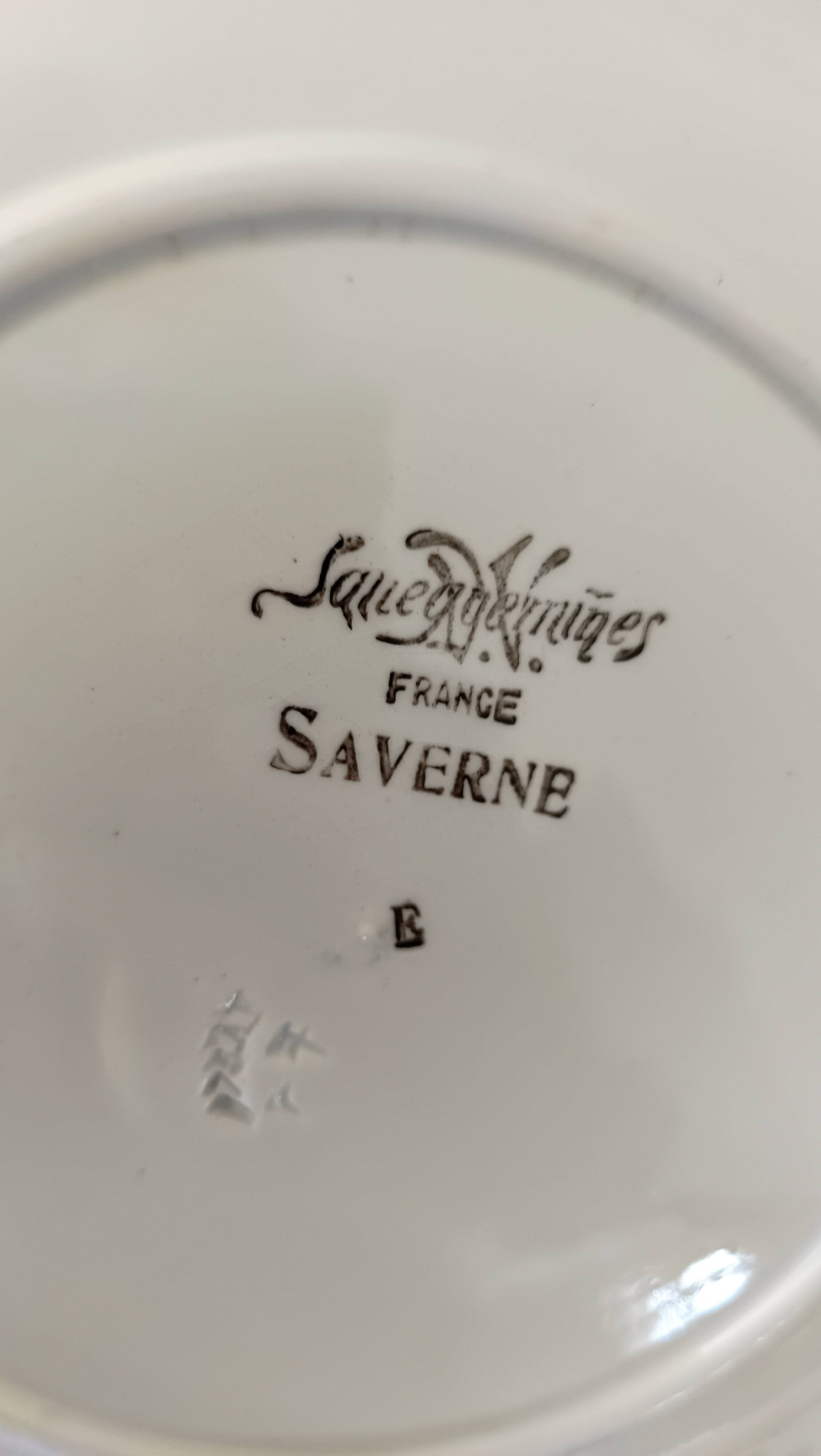 Sarreguemines table service "Saverne" – 44 pieces