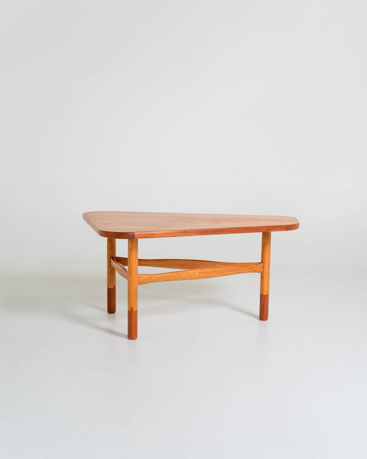 Teak and oak side table by Yngve Ekström for Westbergs Möbler, Sweden, 1950
