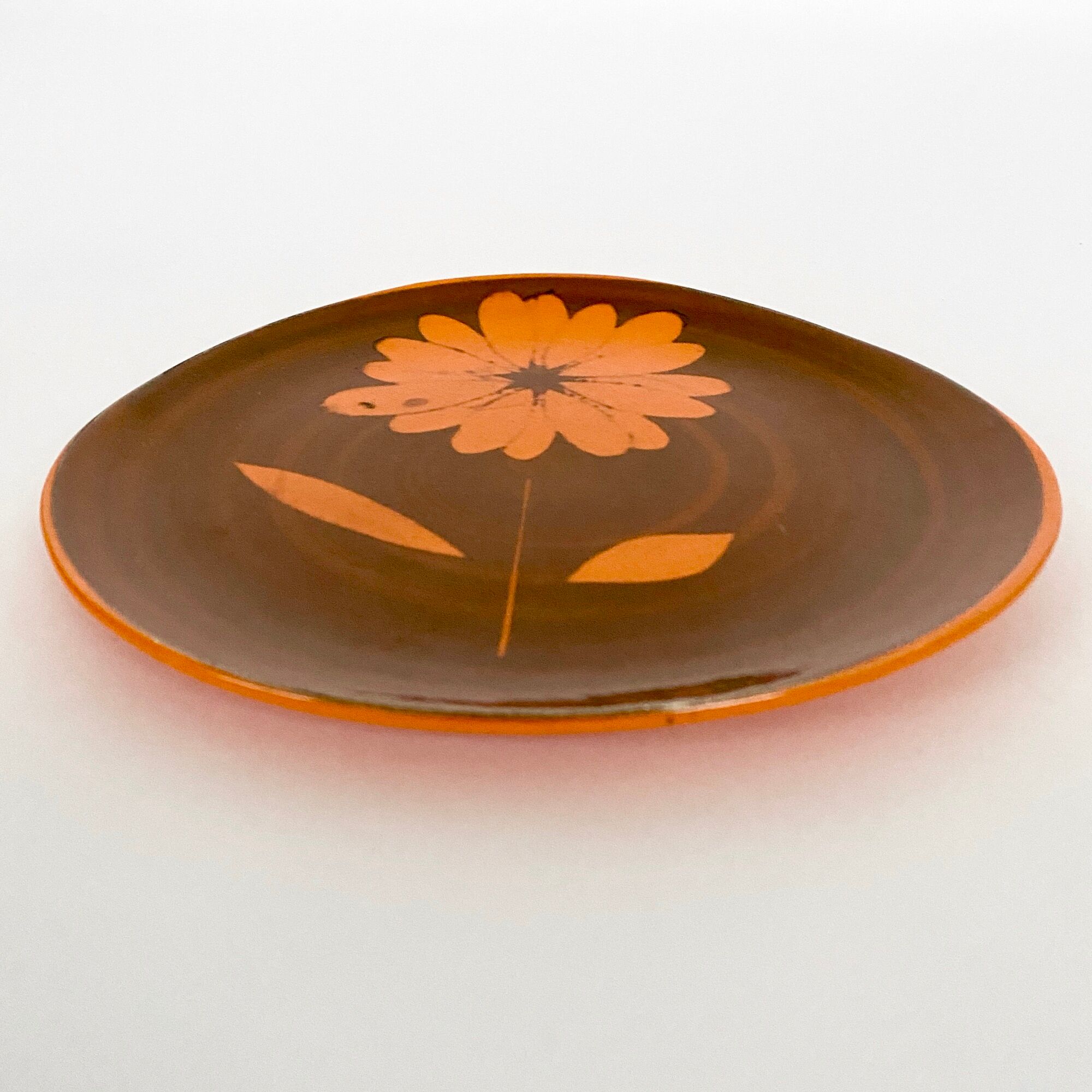Niederviller set of vintage ceramic plates in the 70s.