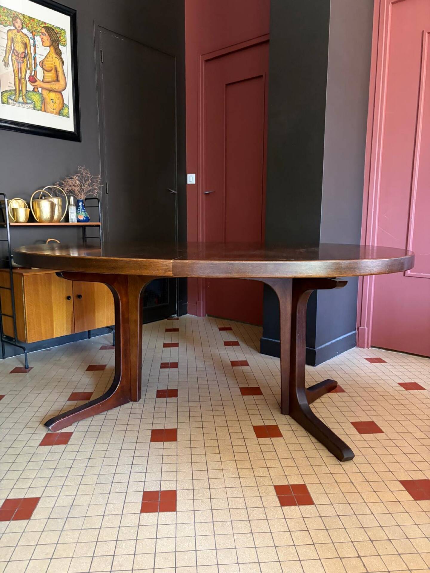 Baumann table with two extensions
