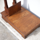 Vintage scale, wood and brass scale, interior decoration, old doctor's scale