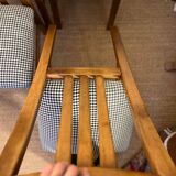Set of 4 vintage wooden chairs