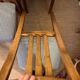 Lot de 4 chaises vintage bois