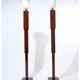 Paire de grands lampadaires - Période Art déco