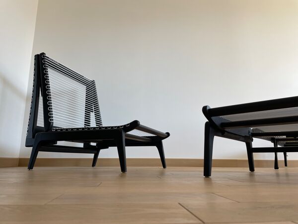 Paire de chauffeuses par Georges Tigien, 1950