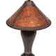 Vintage Dirk van Erp Style Arts & Crafts Copper & Mica Table Lamp 20th Cent