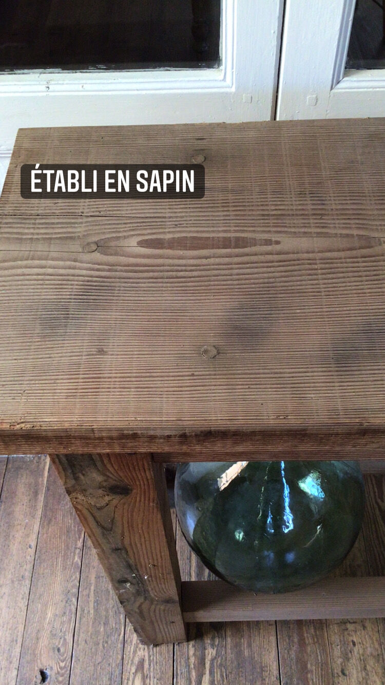 Établi en sapin