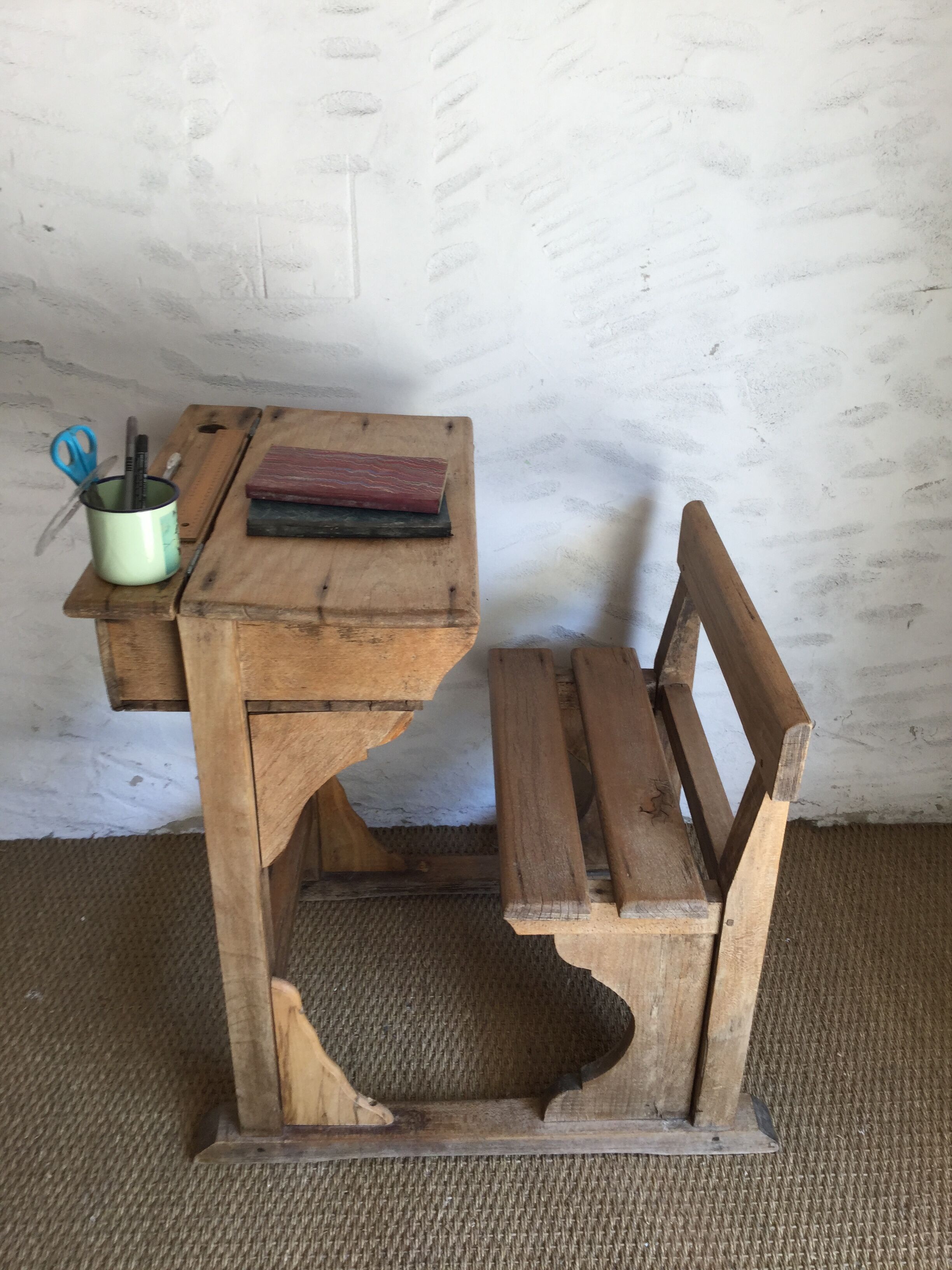 Pupitre Ecolier Ancien 1 Placenull