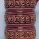 vintage brown West Germany Scheurich can vase