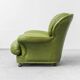 Poltrona in pelle verde anni ’50 vintage modernariato