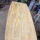Samba solid wood table with tulip base