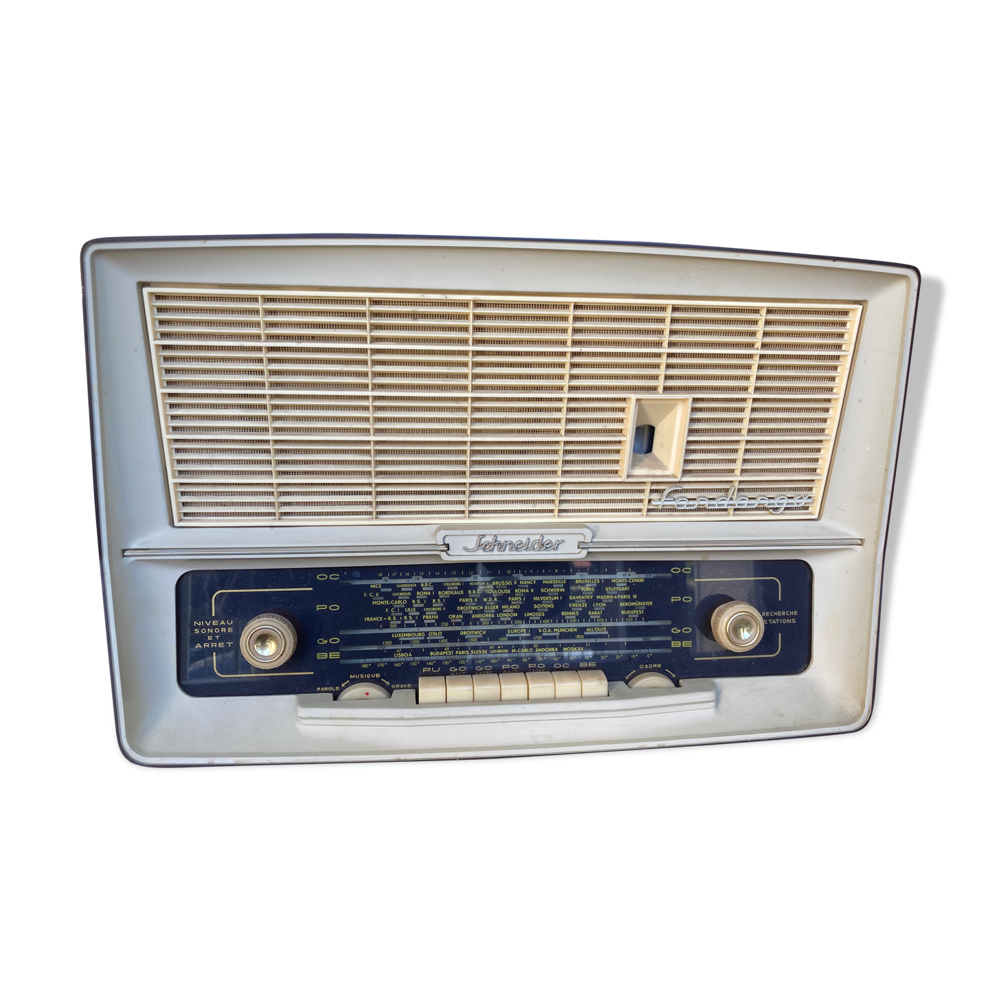 Radio station TSF Schneider Fandango 1958